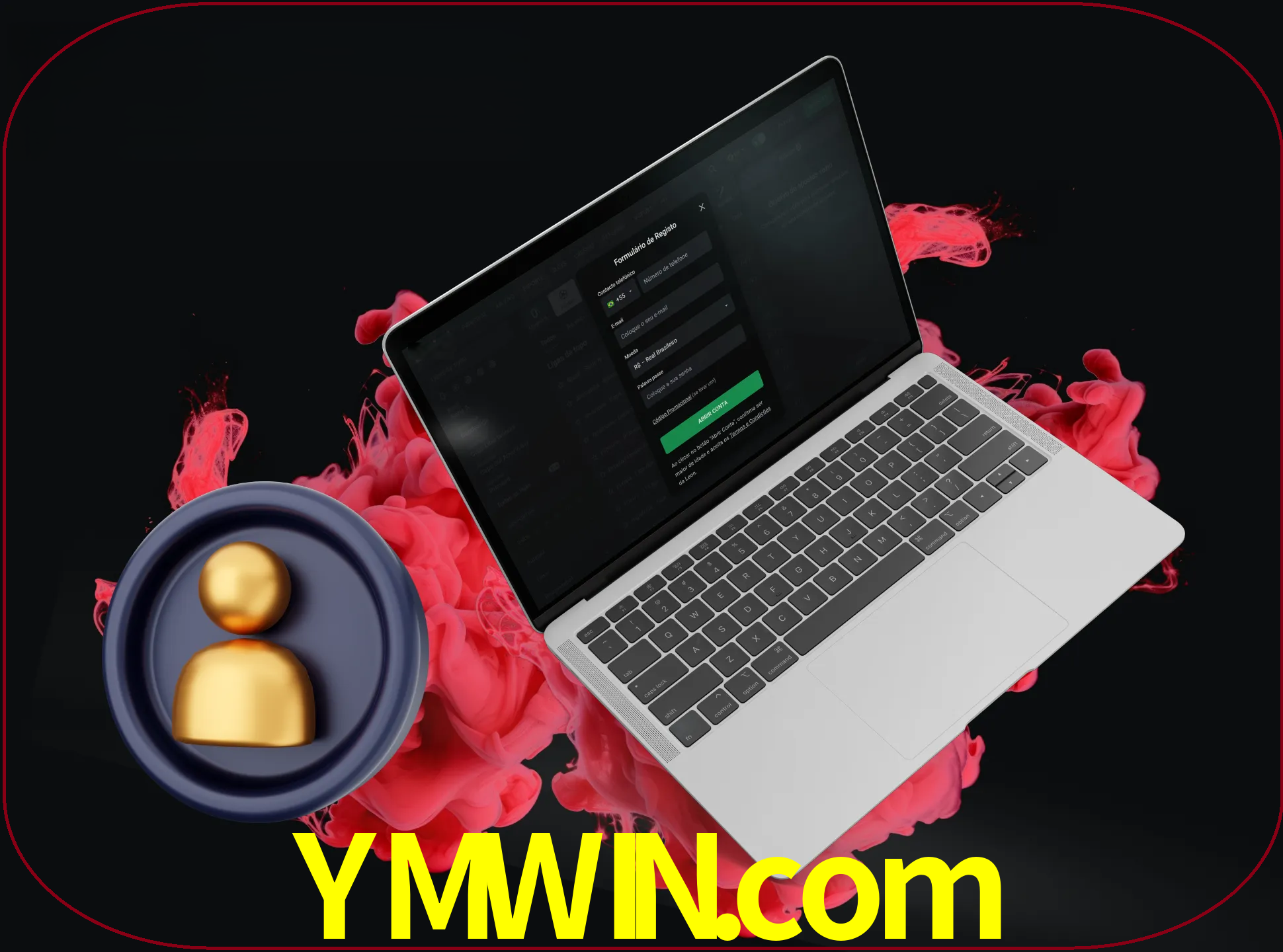 No cabeçalho do site ymwin, clique no botão que o levará a um formulário especial onde terá de introduzir as suas informações actuais.