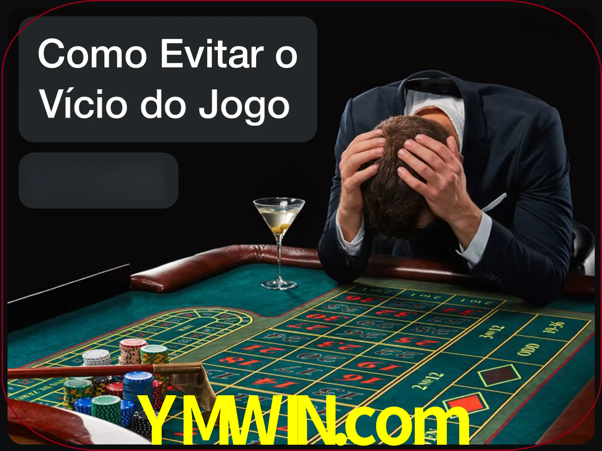 Você é responsável por cada uma de suas apostas.